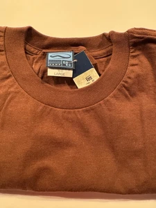 Vans T Shirt, Vintage, Size Large, Brown w/Logo - Picture 1 of 6