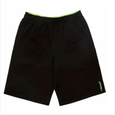 HEAD Boy's Youth Performance Platform Shorts Fleece Lined  COLOR BLACK Size XL - Image 1 of 3