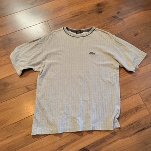 No Fear Grey Textured Short Sleeve Shirt Mens Size L Skater Streetwear Punk 2A - Picture 1 of 4