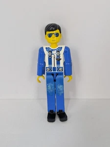 Vintage LEGO Rare Technic VTOL 90's Minfigure Tech 2706 Blue Guy Sunglasses - Picture 1 of 6