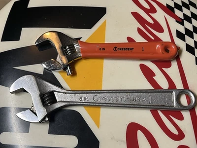 Crescent 6" Chrome Adjustable Wrench & Crescent Crestoloy 8" Wrench - Image 1 of 4