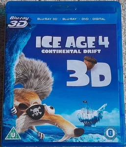 ICE AGE 4 CONTINENTAL DRIFT BLU-RAY 3D INCLUDES THE 3D DISC ONLY  - Picture 1 of 2
