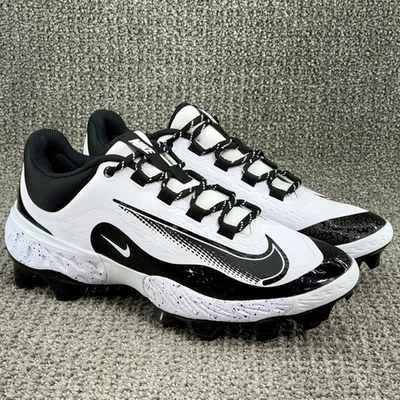 Botines Nike Alpha Huarache Elite 4 Low MCS blancos negros FD6255-108 para hombre talla 9 Foto 1 de 4