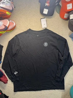 NIKE WNBA BASKETBALL "Sabrina LS Tee" WOMEN'S BLACK T-SHIRT Size XL - Image 1 of 4