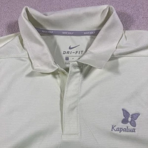 Camisa polo de golf Kapalua Nike Dri Fit verde lima claro manga corta hombre pequeña - Imagen 1 de 8