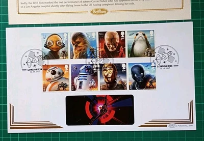 2017 Star Wars Benham FDC London E14 Pmk - Image 1 of 3