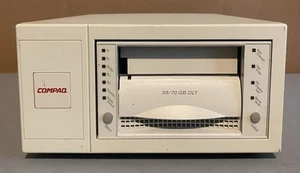 Compaq 35/70GB DLT External Back-Up Tape Drive - Untested - For Parts Or Repair - Picture 1 of 6