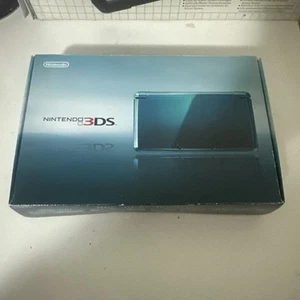 Nintendo 3DS Aqua Blue Console Complete Boxed Set CTR-001 Tested Working Japan - Picture 1 of 6