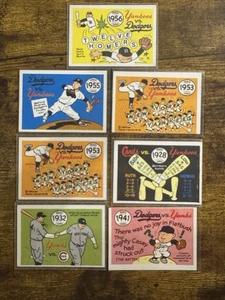 Fleer Laughlin World Series 1970 - Babe Ruth, Lou Gehrig #29 WS lotto di 7 - Foto 1 di 16