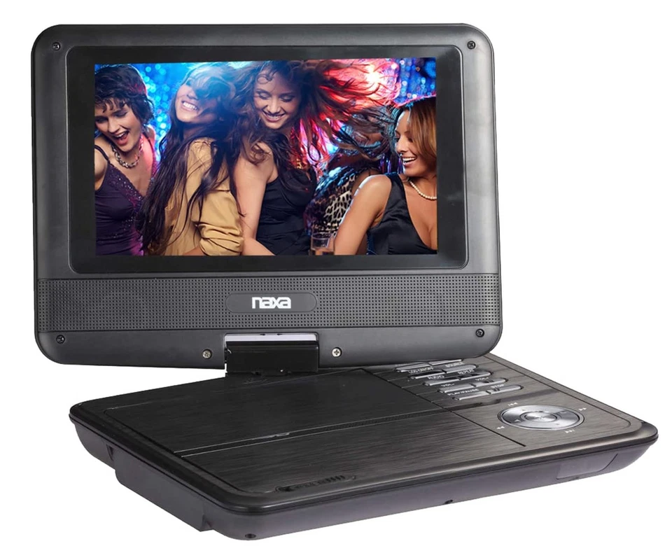 Reproductor de DVD portátil con pantalla giratoria TFT LCD de 7 pulgadas Naxa Electronics NPD-703 - B... Foto 1 de 4
