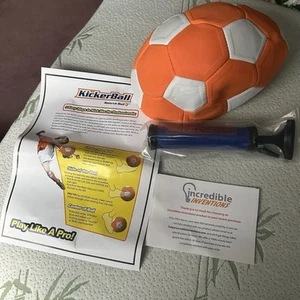 Kickerball - Curve and Swerve Size 4 Soccer Ball/Football Toy Pump Instructions - Picture 1 of 8