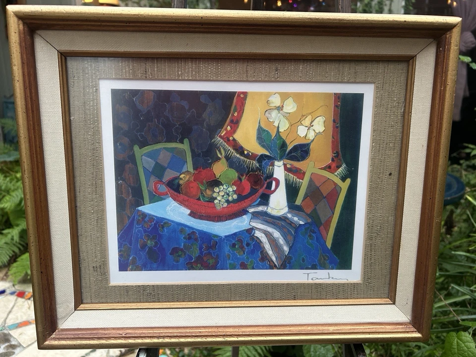 Seriolitografía enmarcada Itzchak Tarkay "Demasiado frío en casa" 2013 con certificado de autenticidad Foto 1 de 4