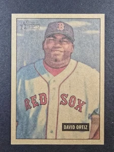 David Ortiz 2005 Bowman Heritage caoba paralelo #62 Medias Rojas Salón de la fama - Imagen 1 de 2