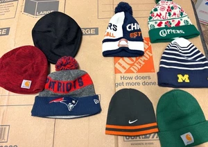 Mützenpaket Beanies 8 Stück Kangol Carhartt Sport Freizeit Bulk Caps Winter gemischt - Bild 1 von 5
