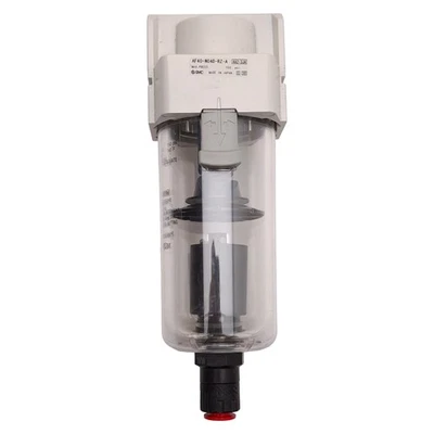 SMC AF40-N04D-RZ-A Pneumatic Filter 150psi, ø3/8in P2C Drain, 1/2NPT *No Filter* - Image 1 of 4