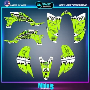 Yamaha YFZ 450 graphics kit 2003 2004 2005 2006 2007 2008 stickers decals kit - Picture 1 of 8