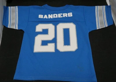Camiseta deportiva vintage Logo 7: Detroit Lions NFL BARRY SANDERS #20 - talla 4-5 años Foto 1 de 4