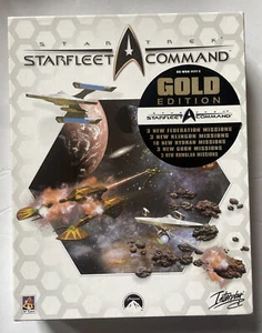 Star Trek Starfleet Command Gold Edition PC CD-Rom Game Big Box - Complete VGC - Picture 1 of 11