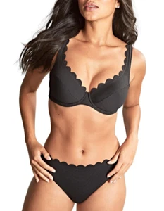 Panache Spirit Lauren Plunge Bikini Top mit Bügel SETGr.80D UK 36D +Brazilian 12 - Bild 1 von 9