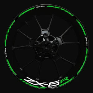 For Kawasaki ZX-6R zx6r Wheel Hub Rim Decorative Decal Reflective Sticker - Picture 1 of 20