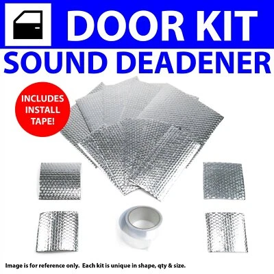 Amortiguador de calor y sonido Jeep Cherokee 1984-2001 kit de 4 puertas + cinta de costura 23760 cm2 Foto 1 de 4