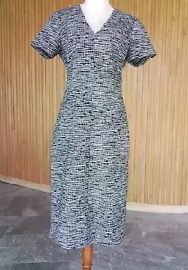 Country Road Structured Midi Dress Size 10 Lined - Picture 1 of 8