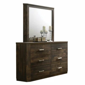 ACME Elettra Mirror in Antique Walnut - Picture 1 of 2