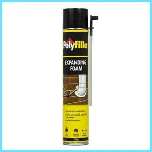 Polyfilla 750g Expanding Foam Aerosol Can - Picture 1 of 24