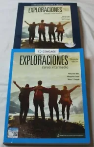 Exploraciones Curso Intermedio Teacher & Student Edition Textbook Set - Foto 1 di 3