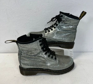 Botas Dr Martens Azul Brillo Talla UK 3 Genuinas - Imagen 1 de 12