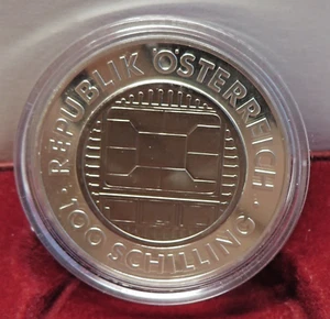 Austria 100 Schilling 2000 Bi-Metallic KM#3063 Proof - Picture 1 of 4