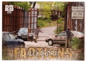 2018 Topps THE WALKING DEAD ROAD TO ALEXANDRIA #F-6 'FACTIONS' ALEXANDRIA - Picture 1 of 1