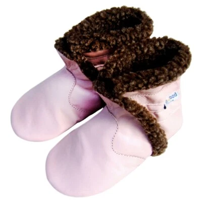 Bota de bebé niño niña suela suave zapatos de bebé infante niño niño invierno bota de piel 0-2 años Foto 1 de 3