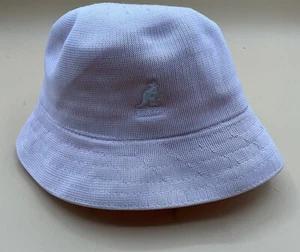 A Rare Vintage KANGOL Safari Knit Tropic Bin Ventair Hat PINK Size Small - Picture 1 of 4