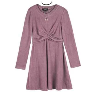 Girls L 14 IZ Amy Byer Criss-Cross Wrap Dress & Necklace ~SO CUTE~ - Picture 1 of 1