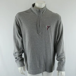 Vineyard Vines Atlanta Falcons Quarter Zip Sweater Mens XL 100% Pima Cotton - Picture 1 of 9
