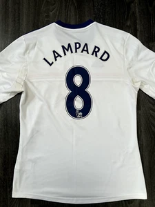 Original Authentic Adidas Chelsea 2013/2014 Away Shirt Lampard 8 Mens Medium - Picture 1 of 18