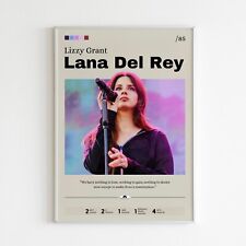 Lana Del Rey poster, Lana Del Rey print fan gift, Music artist icon print art