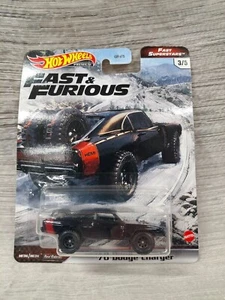 Dodge Charger Hot Wheels Fast & Furious 1970 2022 3/5 pilotos reales nuevo en paquete - Imagen 1 de 3