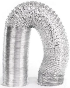 Intelmann Alu-Flexschlauch 80mm 10m lang +2 Schlauchschellen - Bild 1 von 8