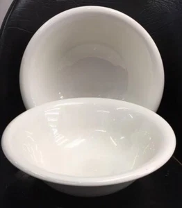 2 LARGE WHITE MELAMINE Mixing Bowls for Serving, Cooking, SALAD CURRY 22 X 7 CM - Picture 1 of 1