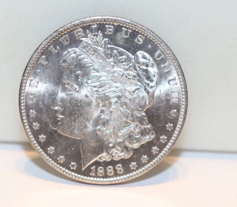 1888 O US Morgan Silver Dollar $1 Gem Unc Awesome Reverse Cover