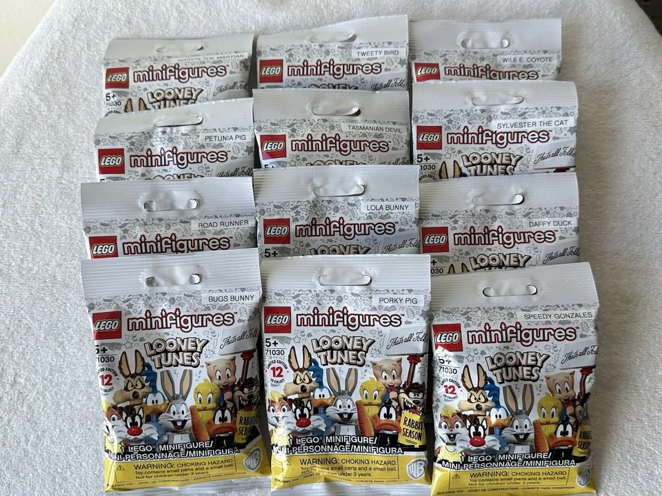 LEGO 71030 LOONEY TUNES MINIFIGURE SERIES-COMPLETE SET OF 12 SEALED PACKETS-2021 - Image 1 of 1