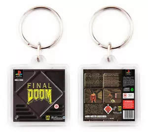 FINAL DOOM PLAYSTATION PSX LLAVERO KEYRING - Imagen 1 de 1