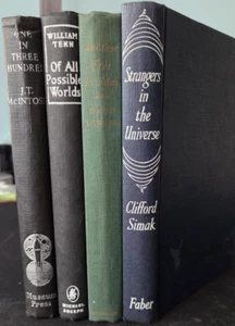4 Science Fiction hardbacks from the 1950s by Simak, Duncan, McIntosh and Tenn - Picture 1 of 1