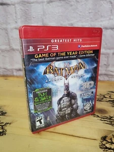 Batman: Arkham Asylum Game of the Year Edition Sony PlayStation 3 PS3 No Manual - Picture 1 of 4
