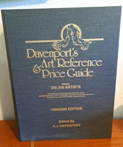 Davenport's Art Reference & Price Guide 1999/2000 Edition Hardcover - Picture 1 of 3