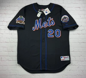 NWT Vtg MLB New York Mets Jeromy Burnitz 2002 40TH Authentic Jersey Rawlings 48 - Picture 1 of 14