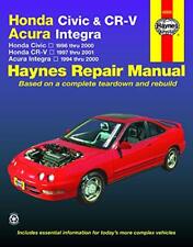 Acura Integra Honda Civic Cr-V Shop Service Repair Manual book (For: Honda)