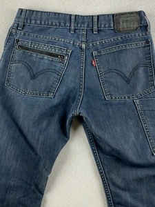 Levi's 511 Jeans Boys 18 29 x 29 Blue Skinny Denim Distressed Zip Pockets Pants - Picture 1 of 11